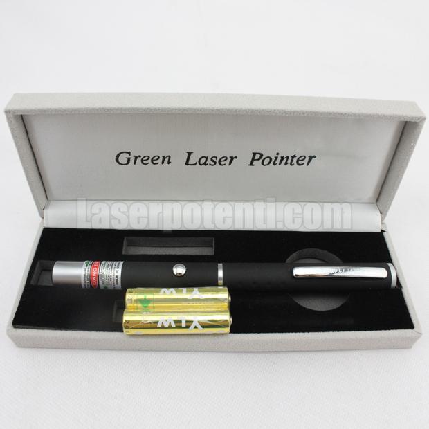 penna laser verde, 10mW, batterie