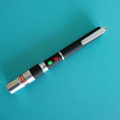 Penna laser mini 5mW con due colori di verde / rosso