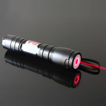 Puntatore laser rosso 200mW 650nm con 2 batterie ricaricabili