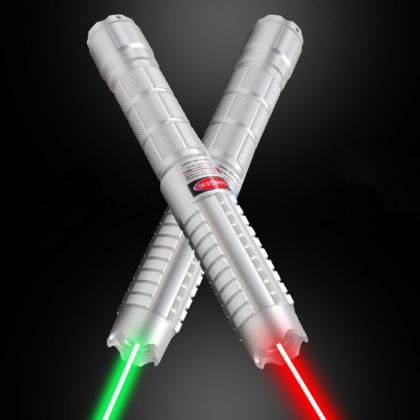 Puntatore laser potente luce rossa classe 3B 300mW / 500mW con supporto