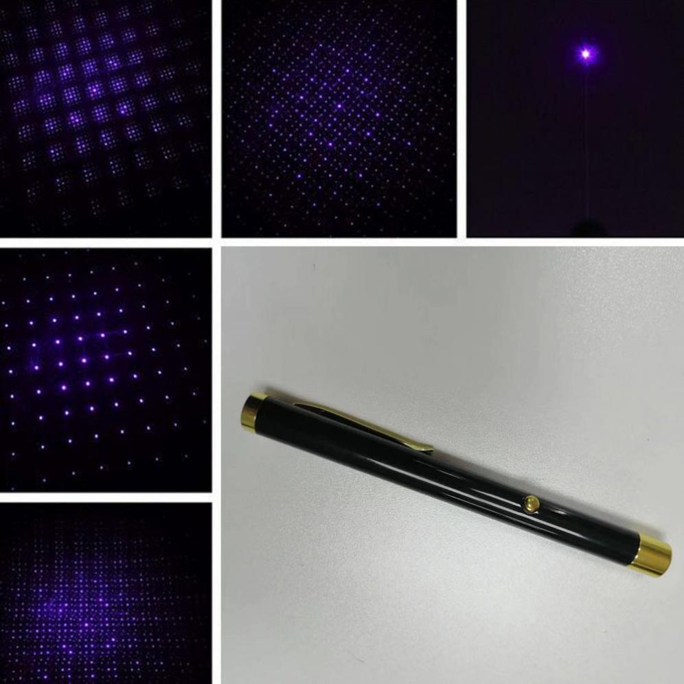 Penna laser viola con teste modello