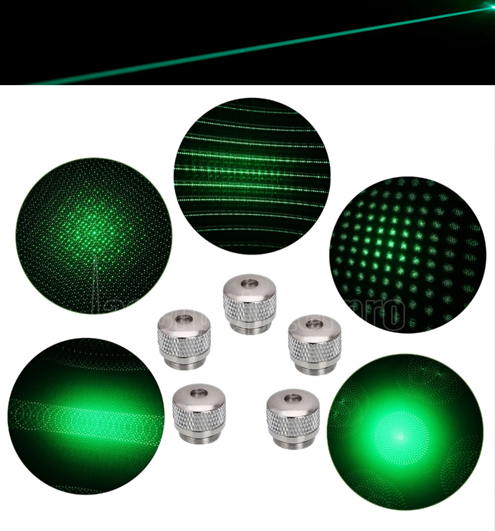 Penna laser verde con disegni