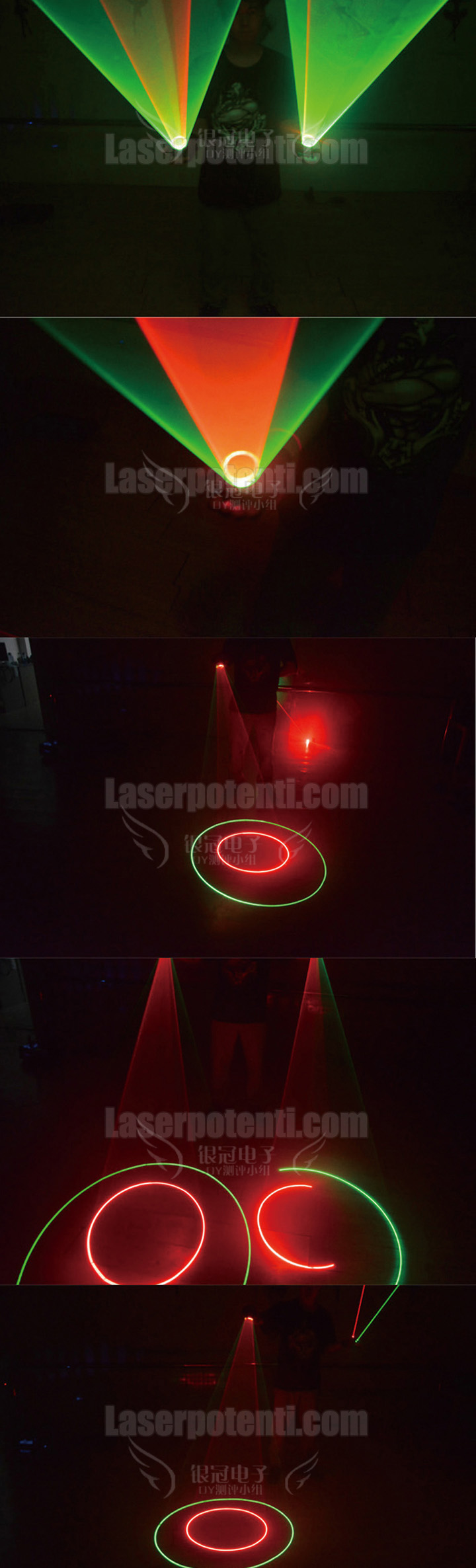 guanto laser