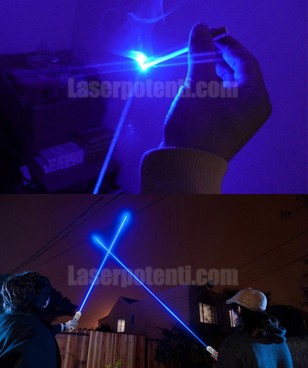 puntatore laser che brucia