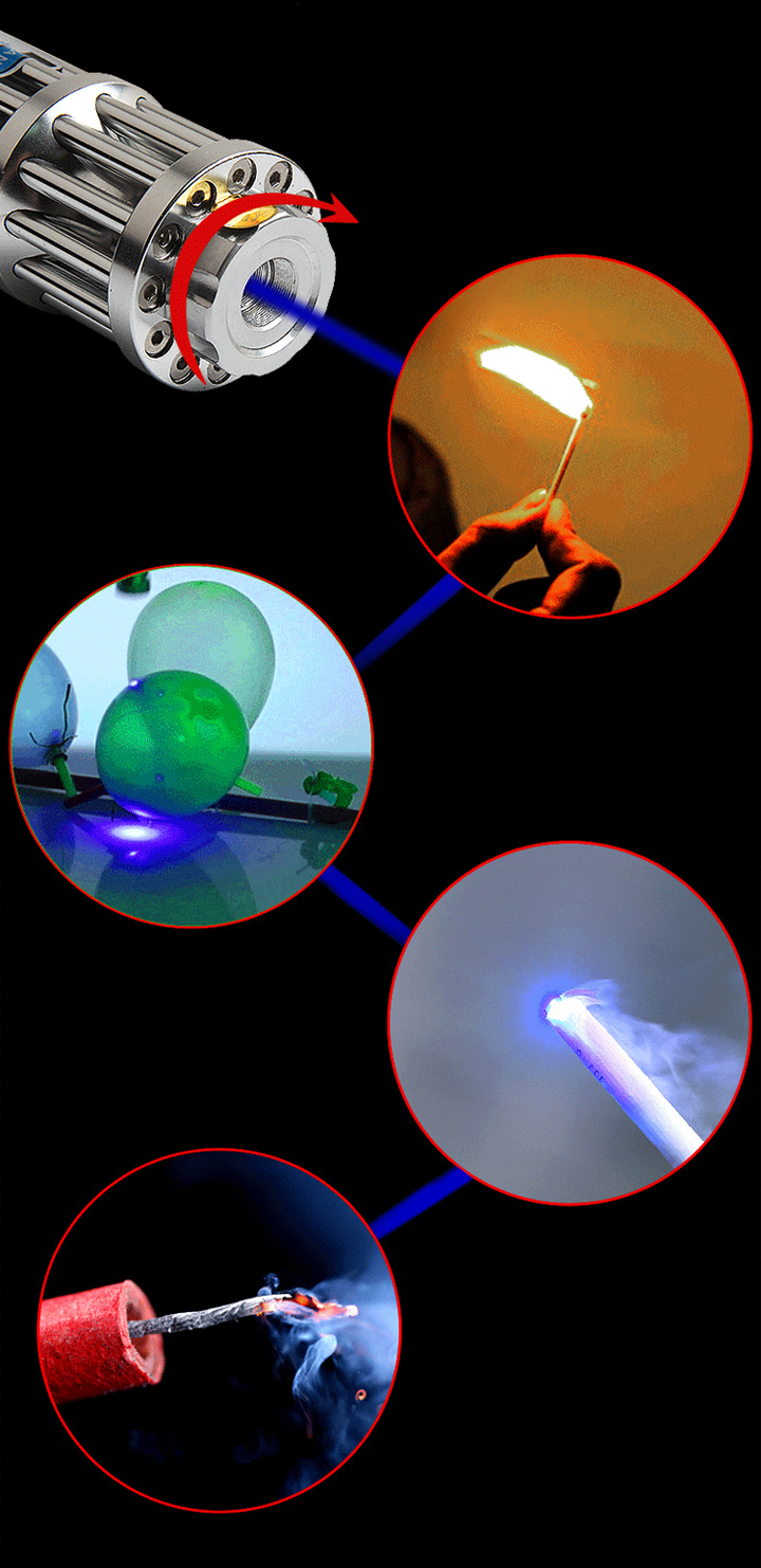 puntatore laser ricaricabile