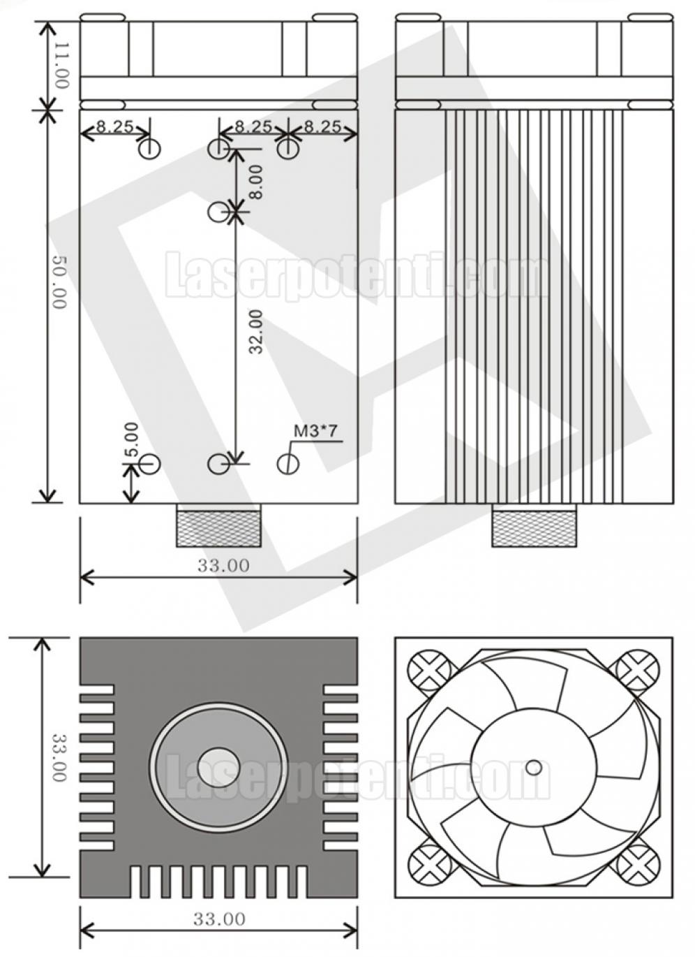 modulo laser 405nm