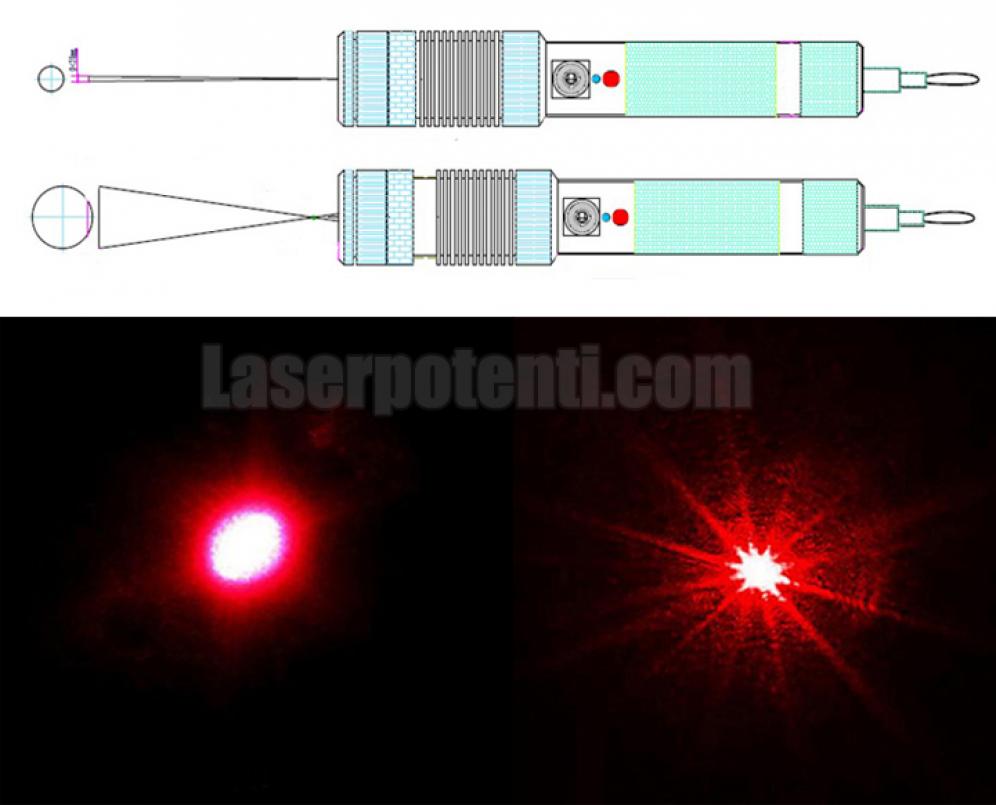 puntatore laser rosso