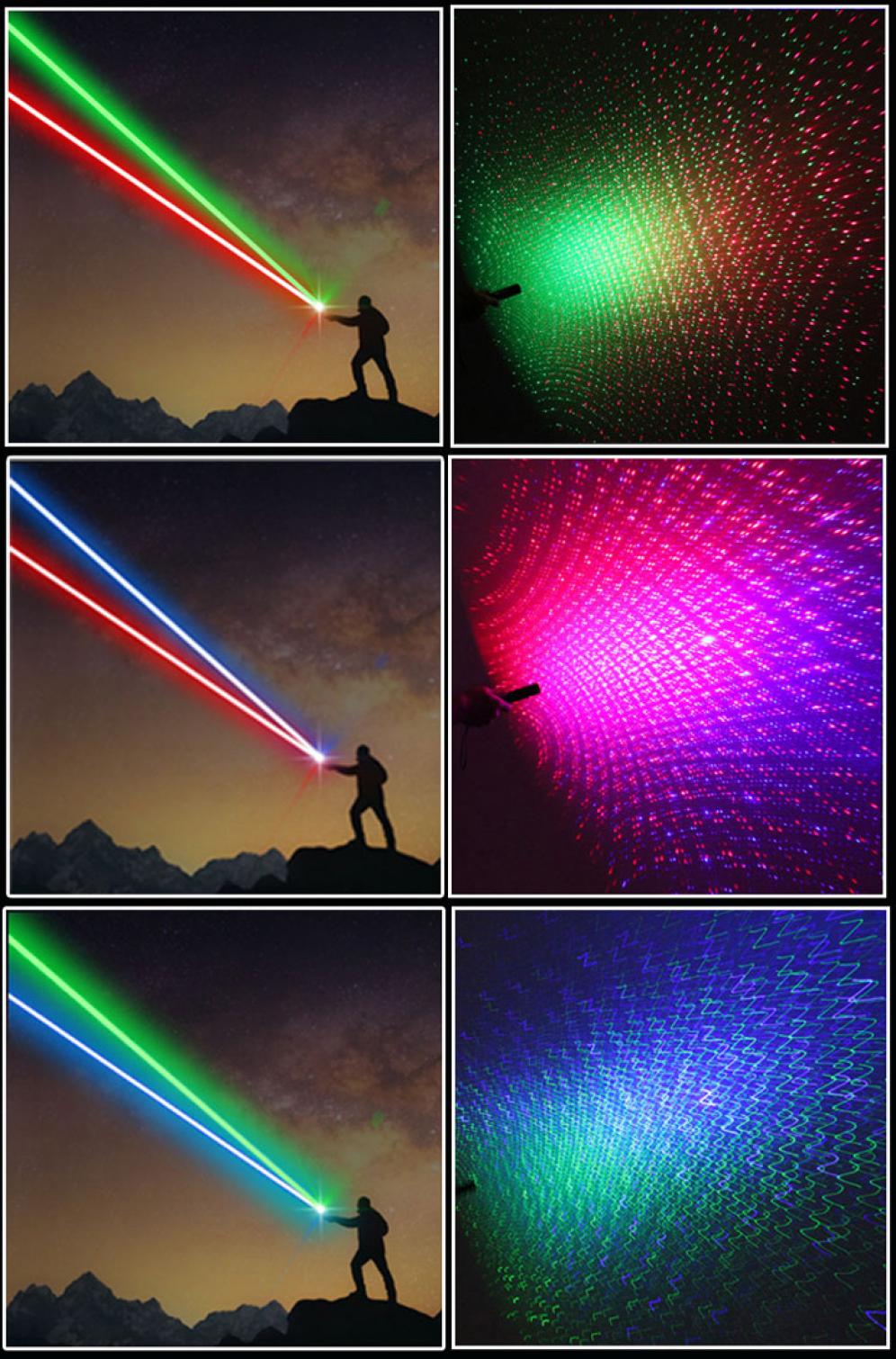 laser multicolore