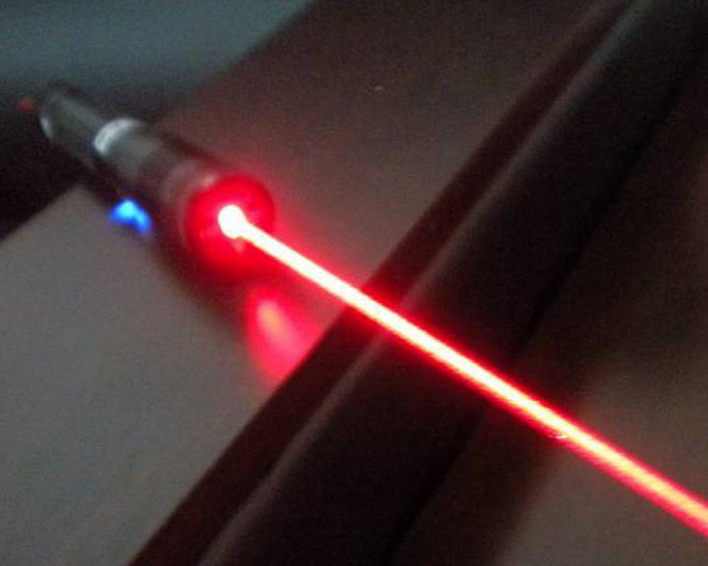 puntatore laser rosso