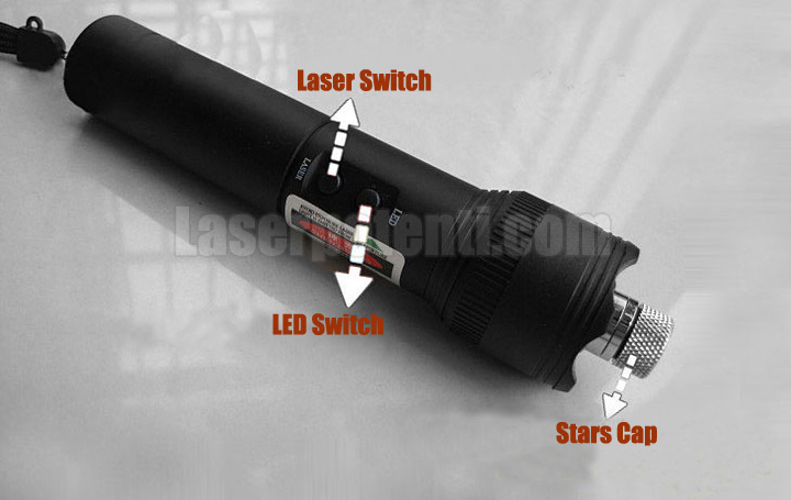 torcia puntatore laser