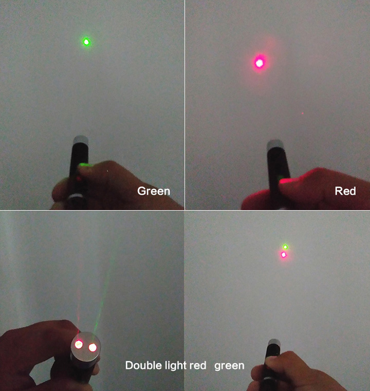 laser verde / rosso