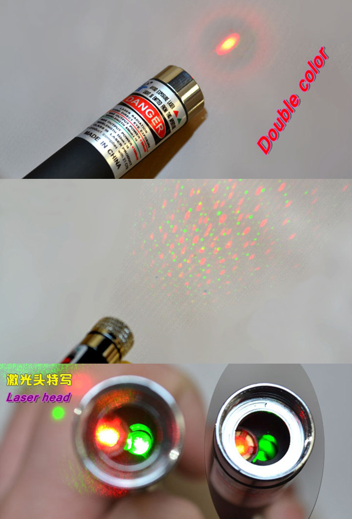 penna laser 2 colori