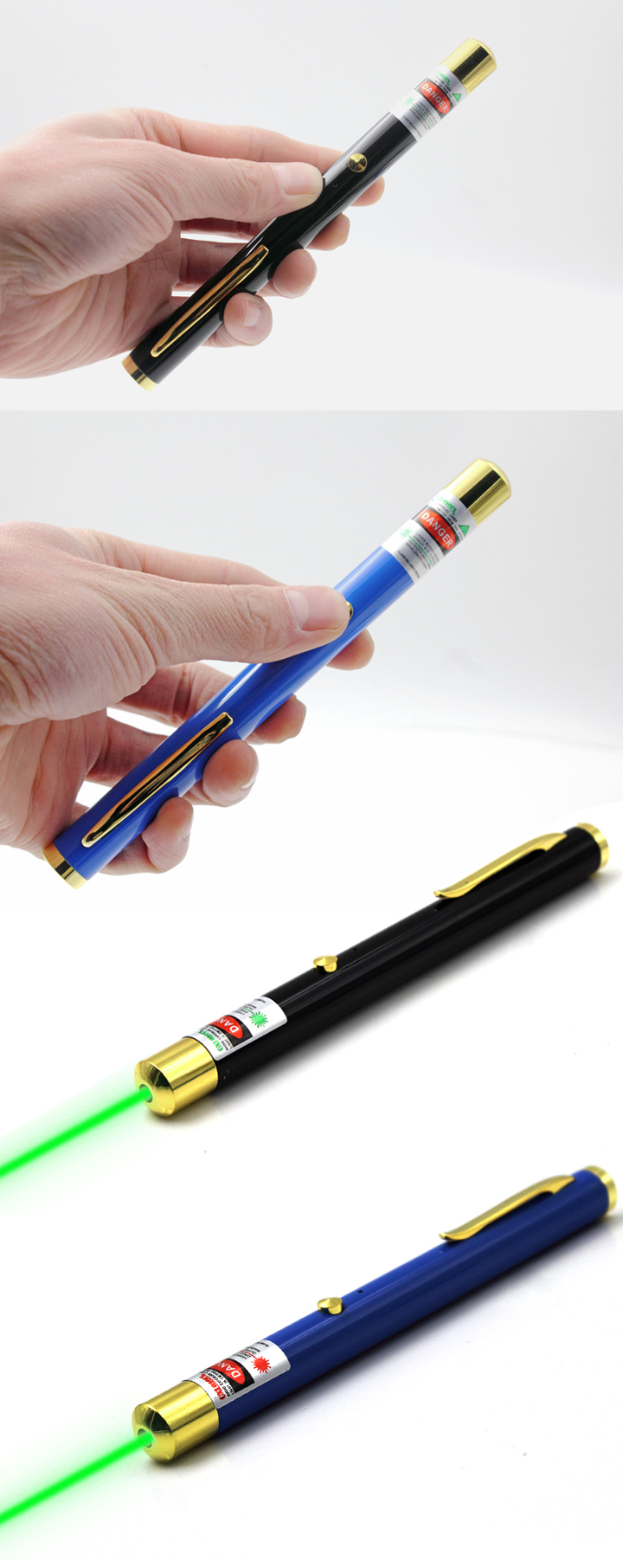 penna laser verde ricaricabile
