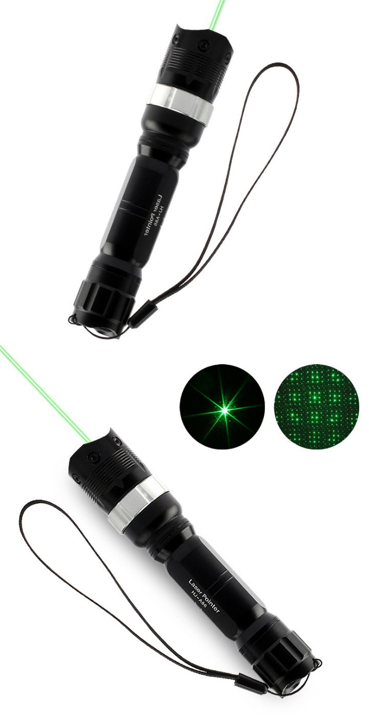 puntatore laser verde 10 km