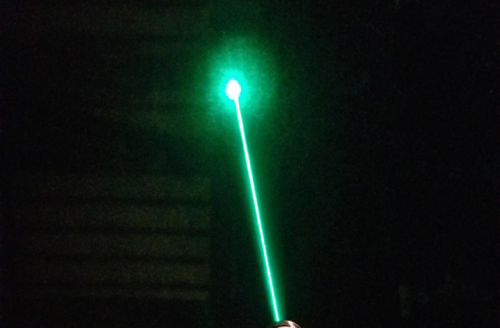 Torcia LED laser verde