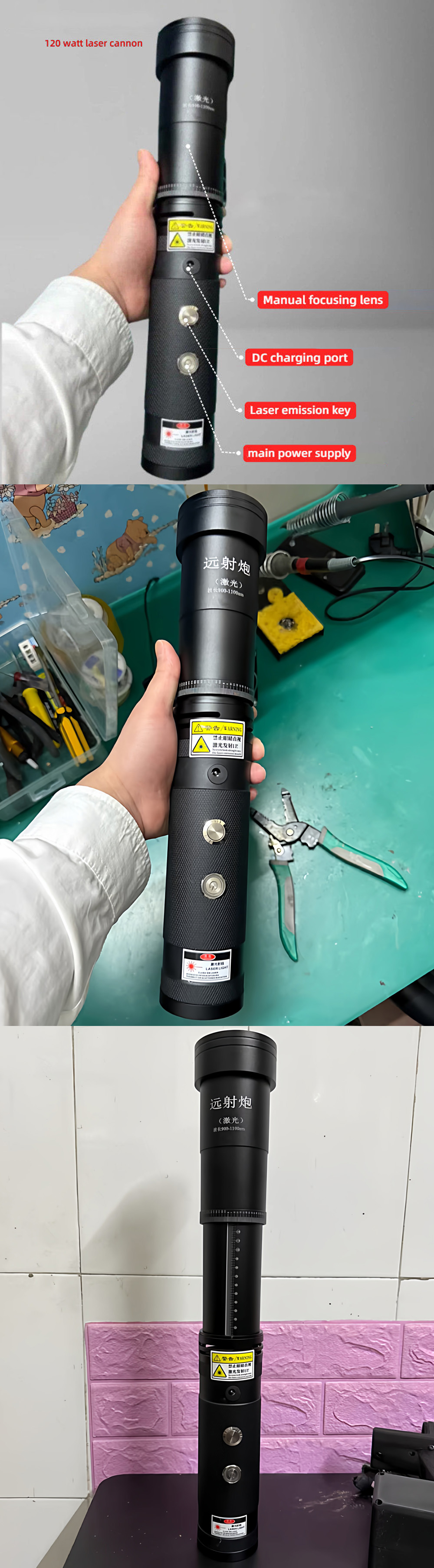 accenditore laser che può uccidere le mosche