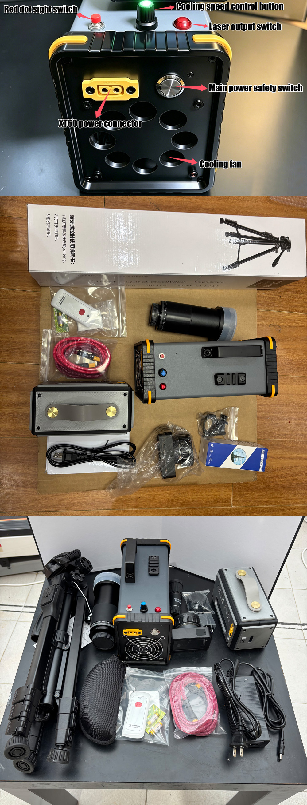 Accenditore laser a lunga distanza