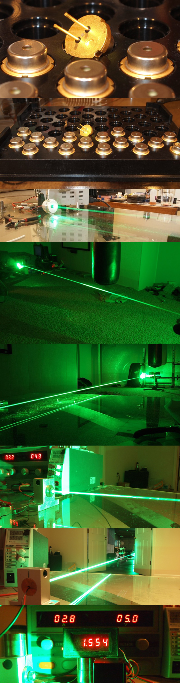 Diodo laser verde 1W