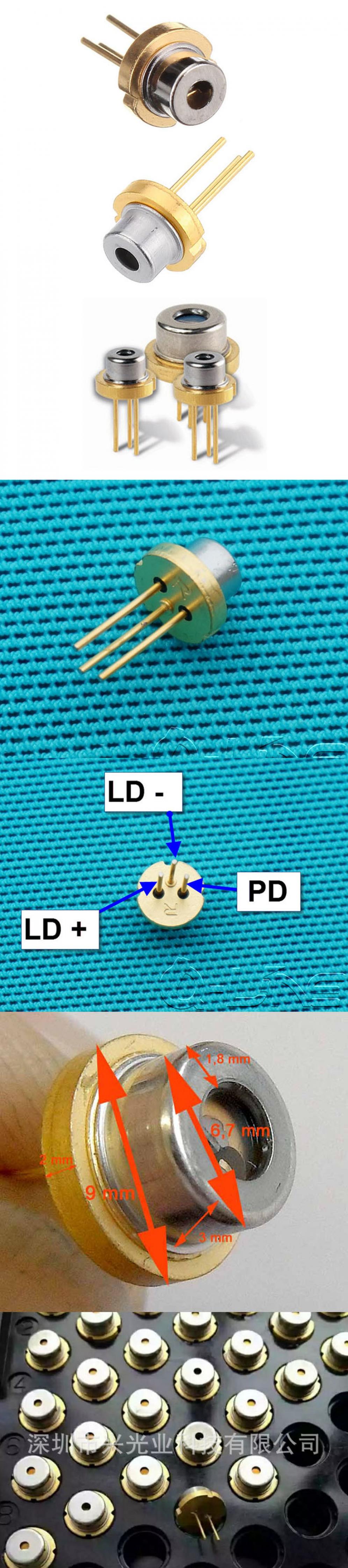 Diodo laser NIR 830nm