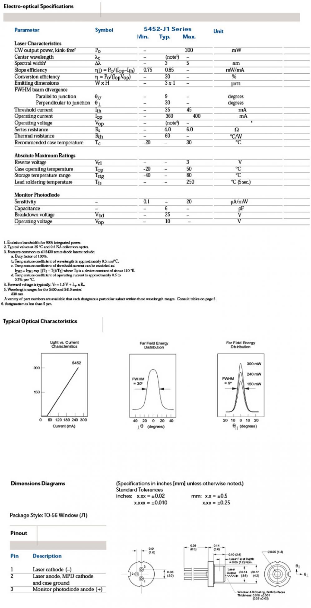 diodo laser infrarosso 850nm