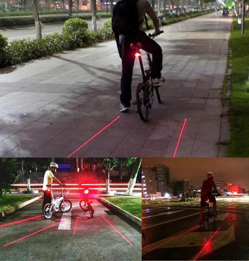 luce laser bici