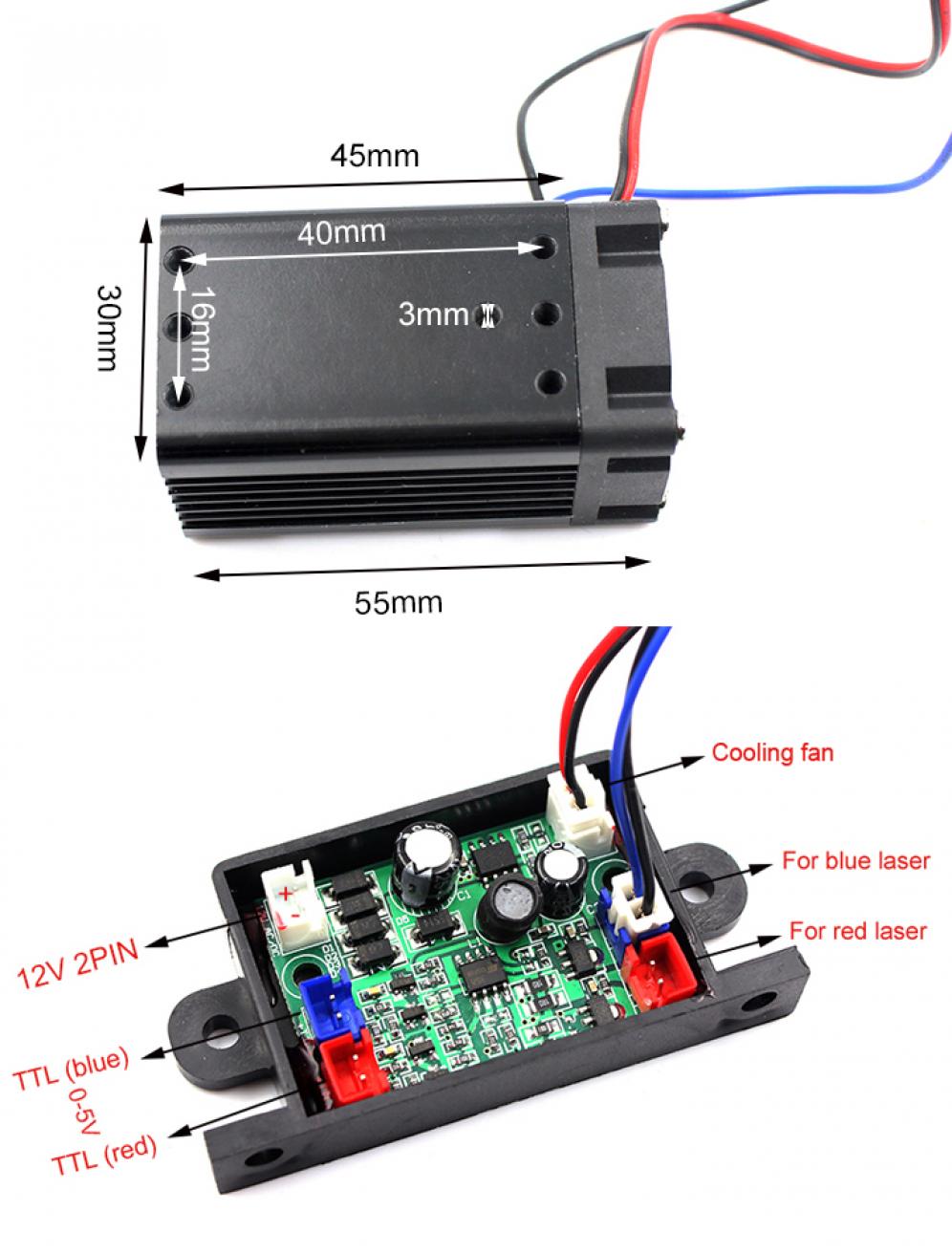 Modulo laser 488nm