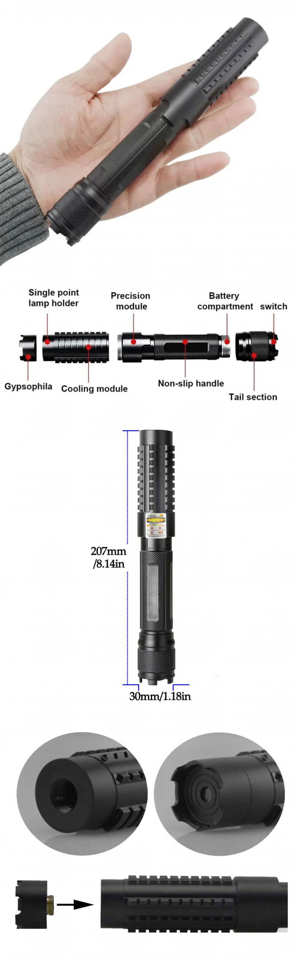 Puntatore laser 590 nm 20 mW