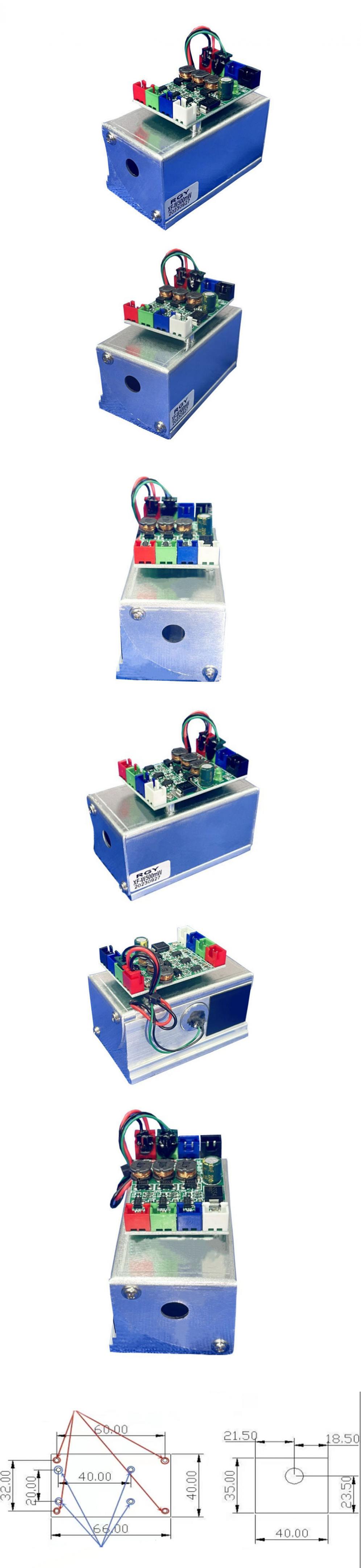 Modulo laser giallo potente