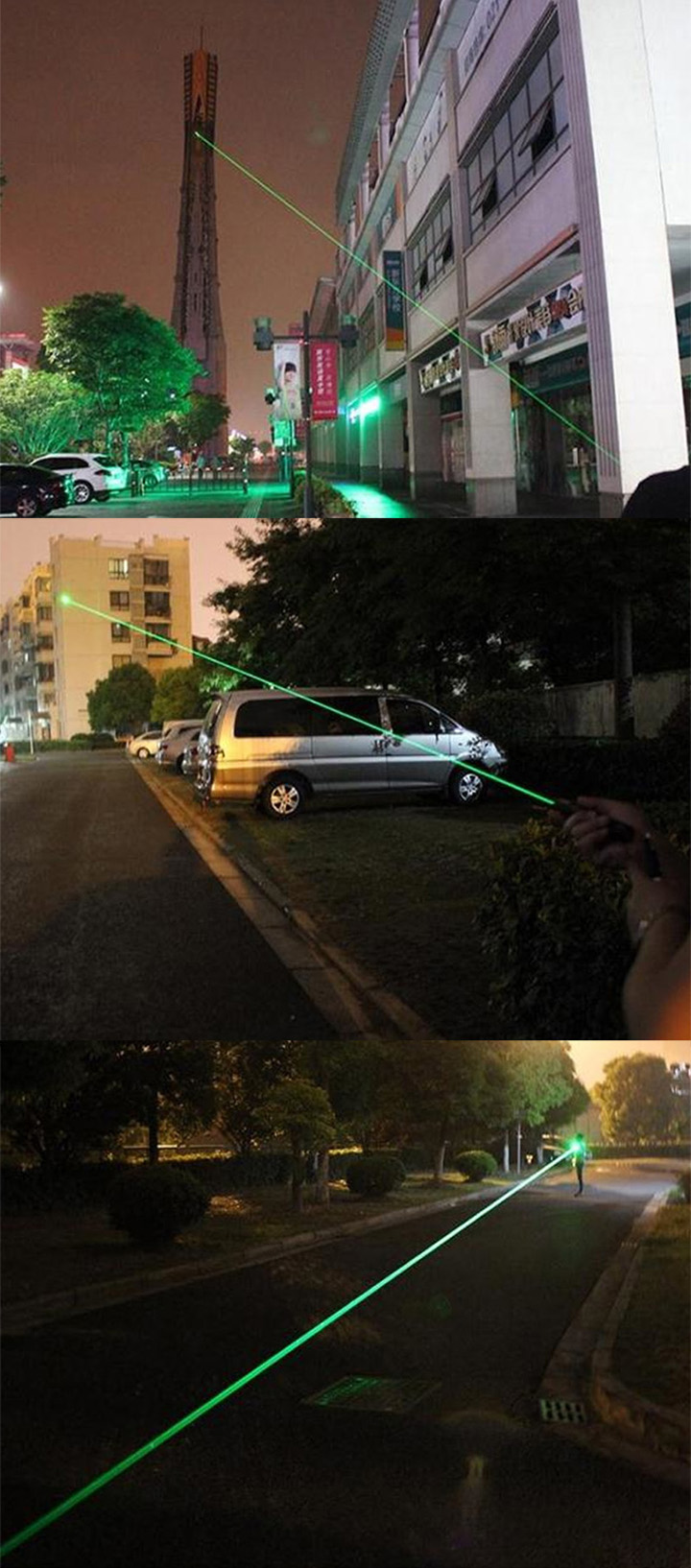 laser verde USB