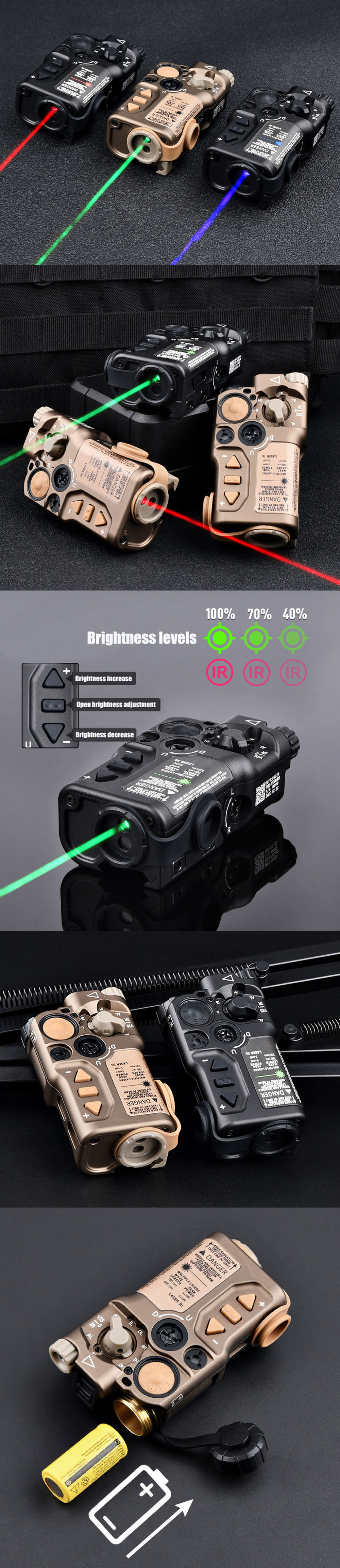 Mirino laser tattico professionale