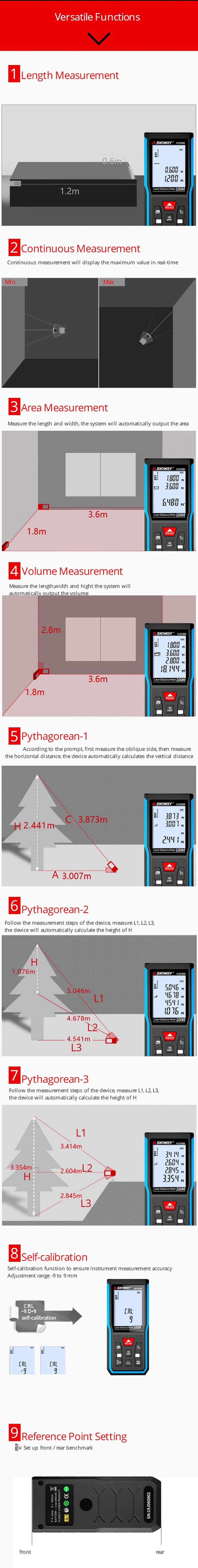 misuratore di distanza laser