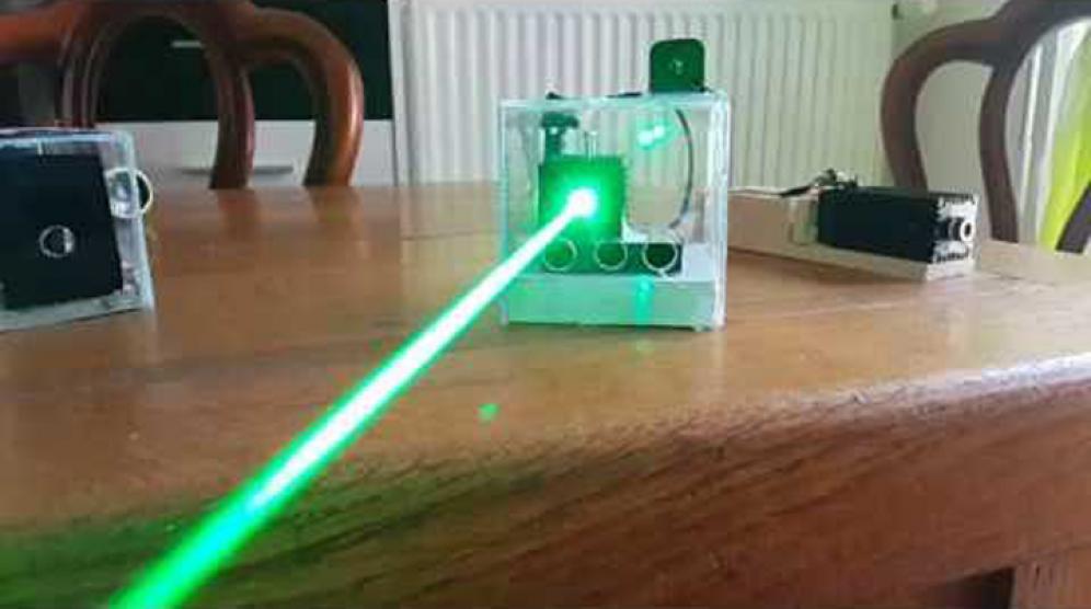 Modulo laser verde