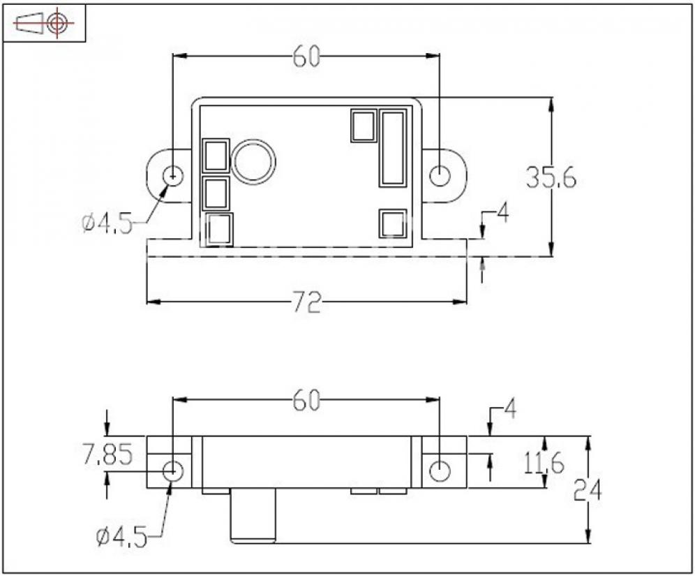 Modulo laser rosso 650nm