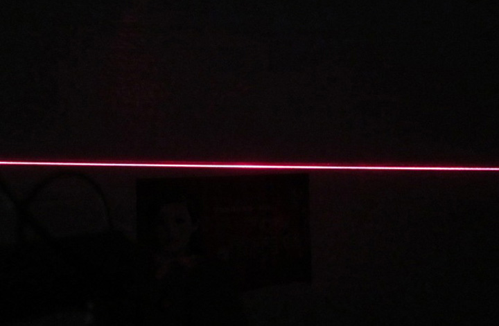 modulo laser linea rossa