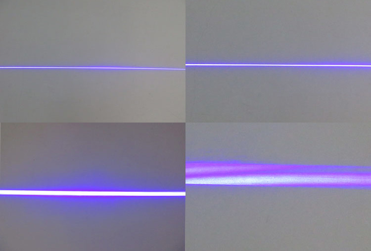 modulo laser viola linea