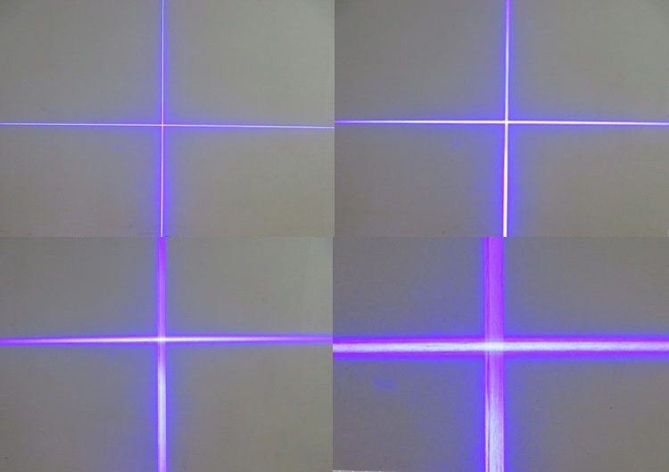 modulo laser viola croce