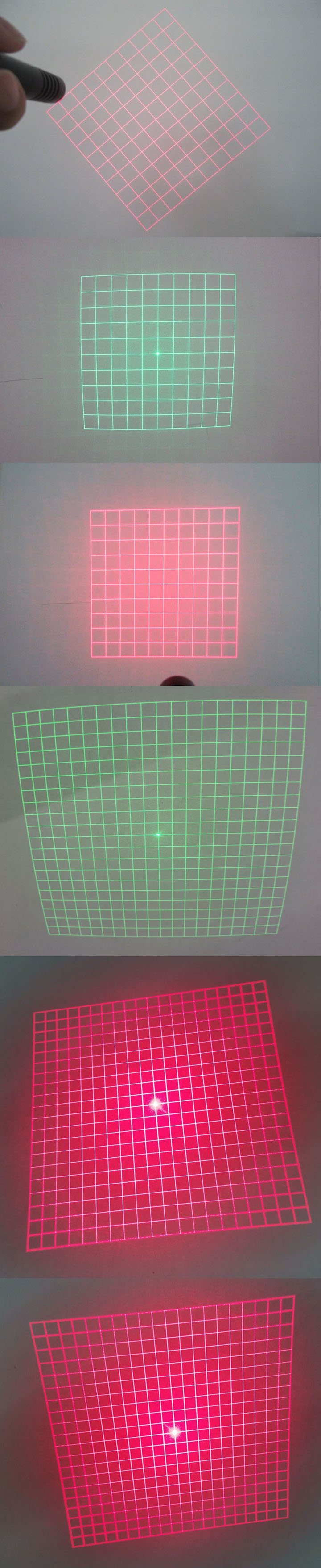 Modulo laser a griglia verde/rosso