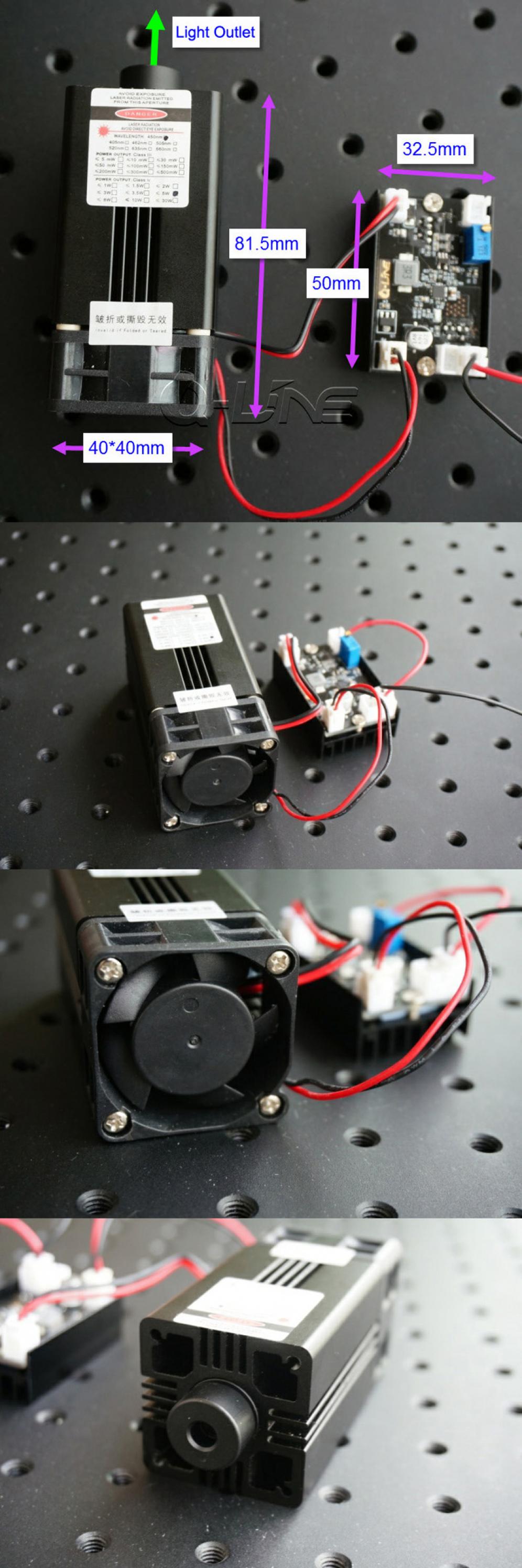 modulo laser blu potente