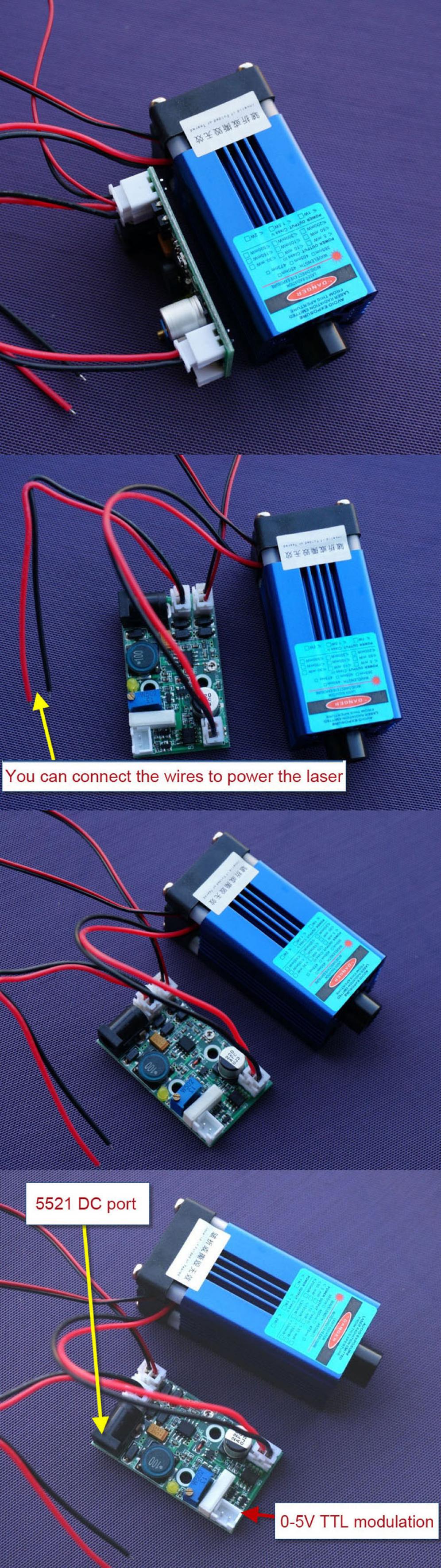 Modulo laser blu potente