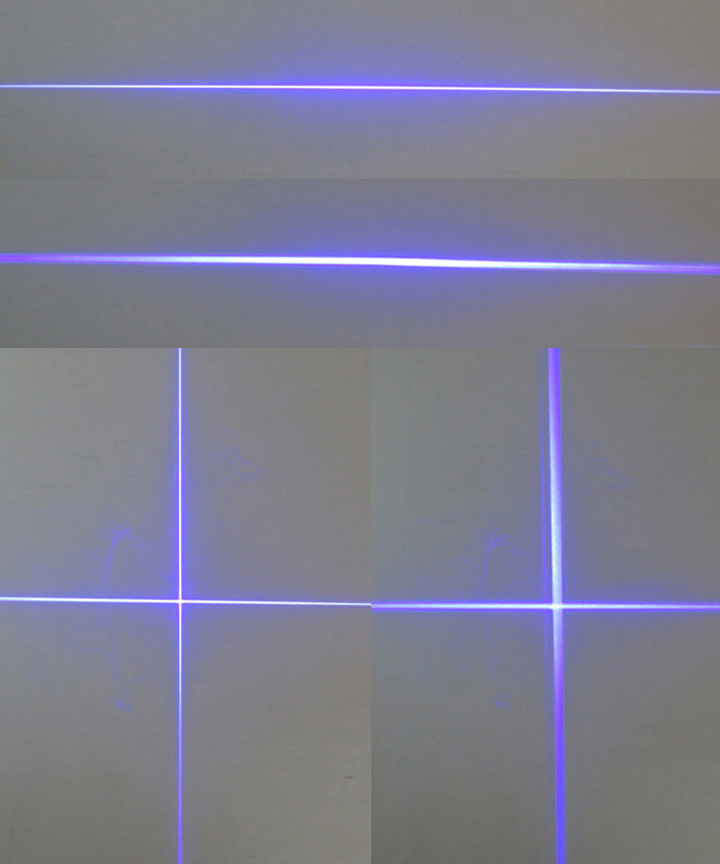 Modulo laser blu linea / croce