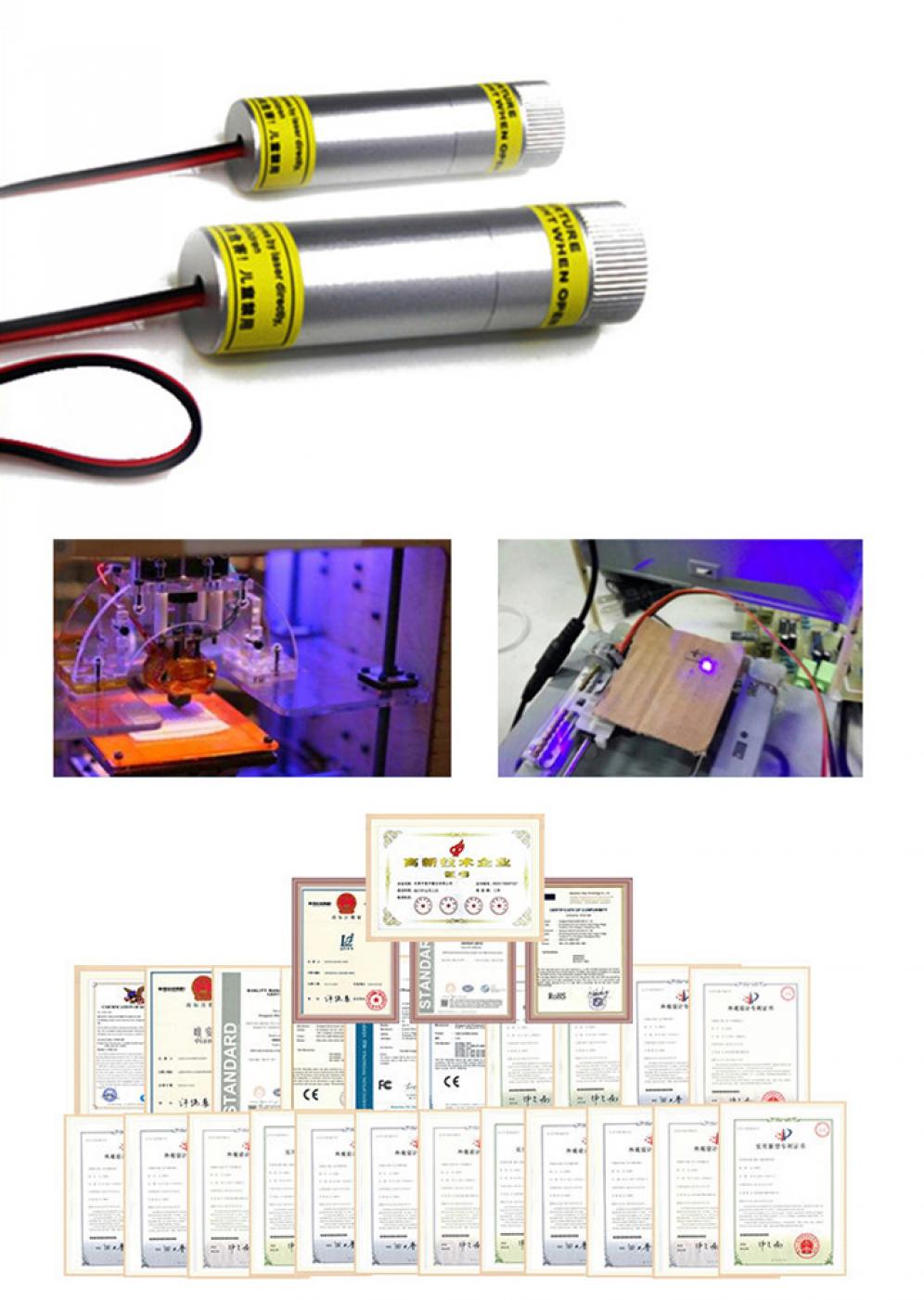 modulo laser viola 405nm