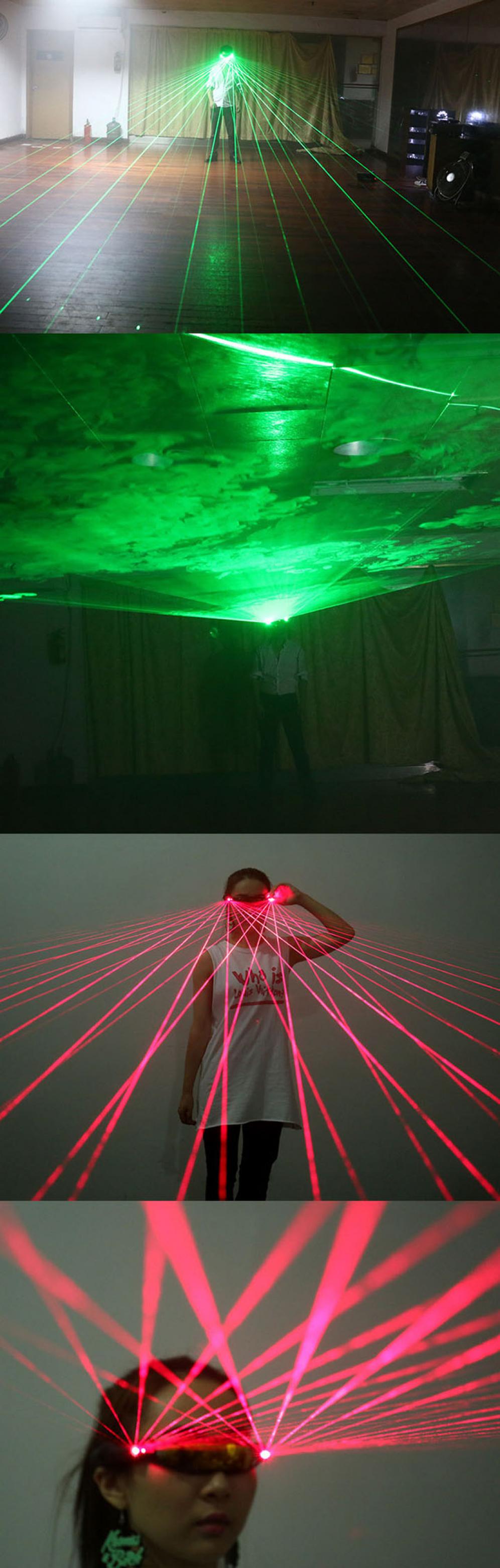 occhiali con laser