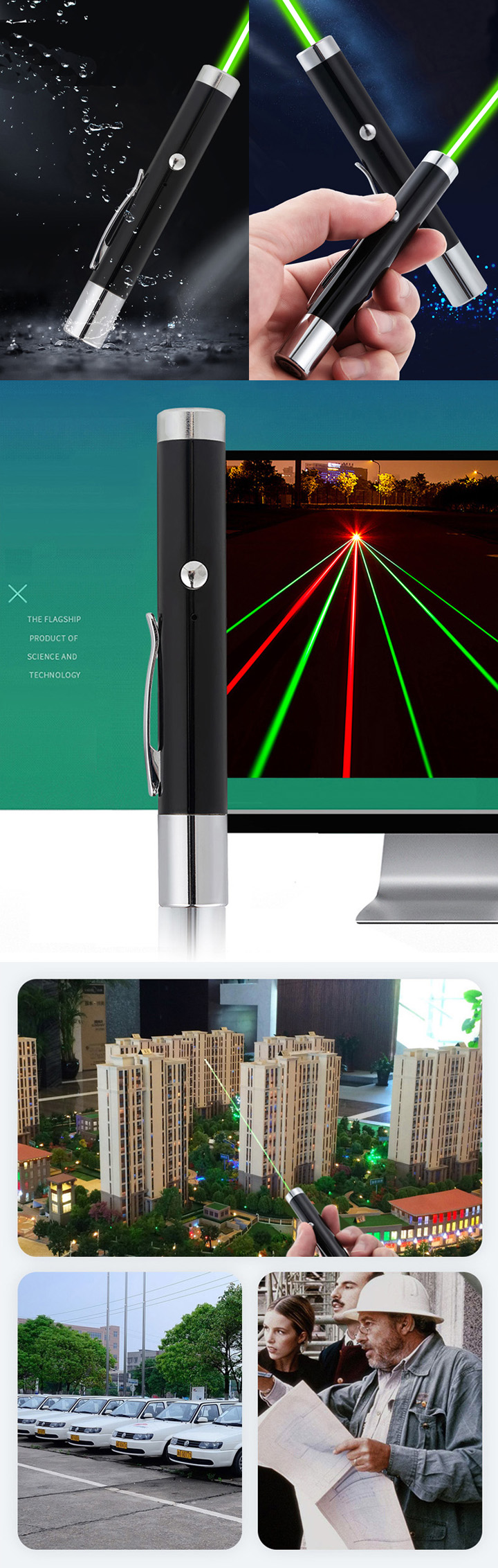 penna laser verde