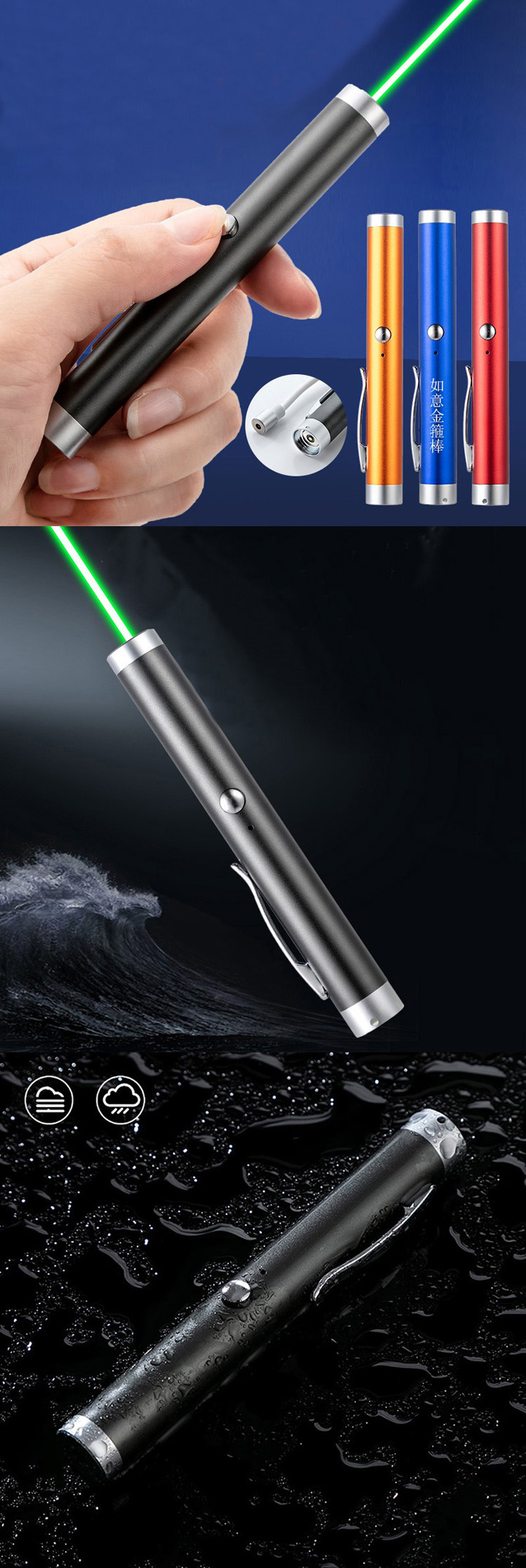 penna laser verde USB