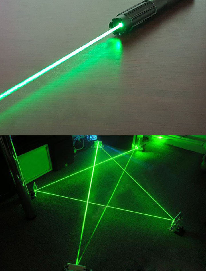 puntatore laser verde ad alta potenza