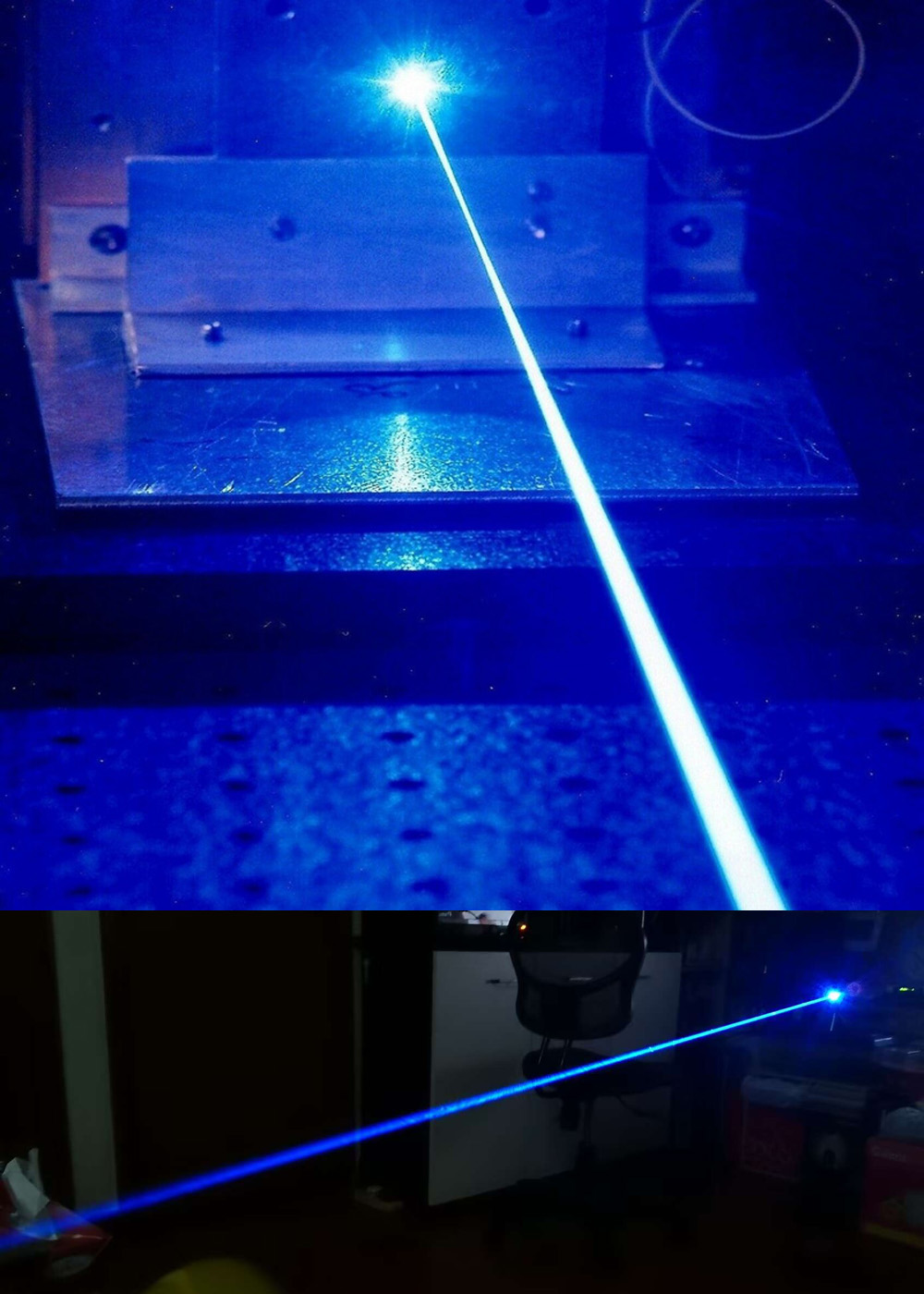 Puntatore laser blu potente