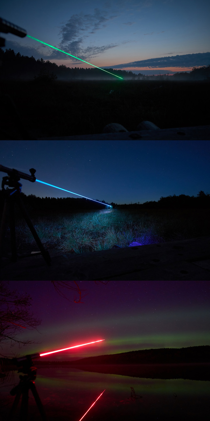 puntatore laser RGB