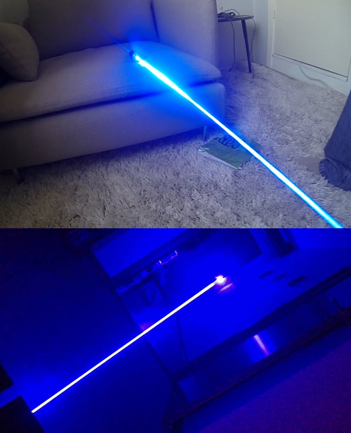puntatore laser blu ad alta potenza