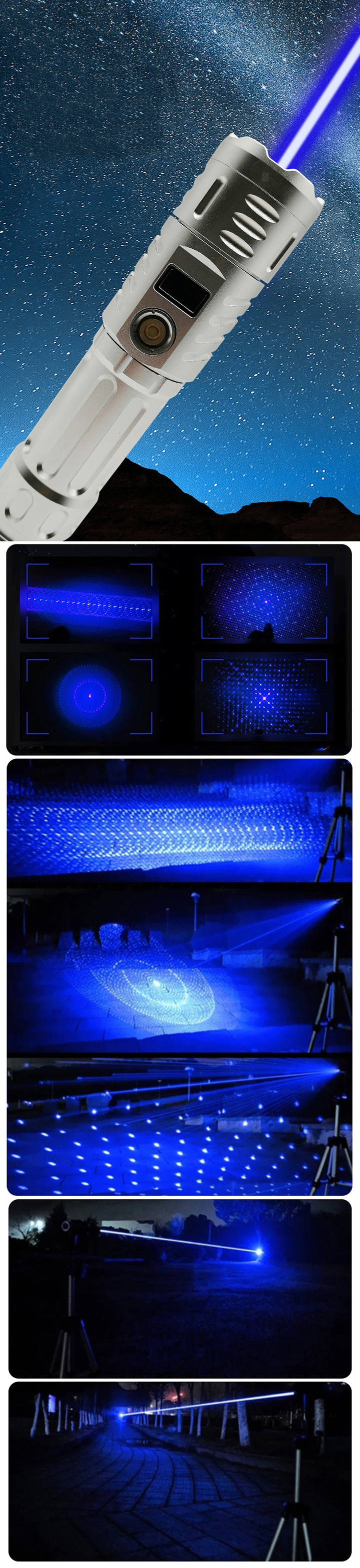 puntatore laser blu 200mW