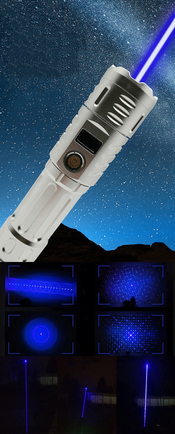 Puntatore laser blu 4500mW